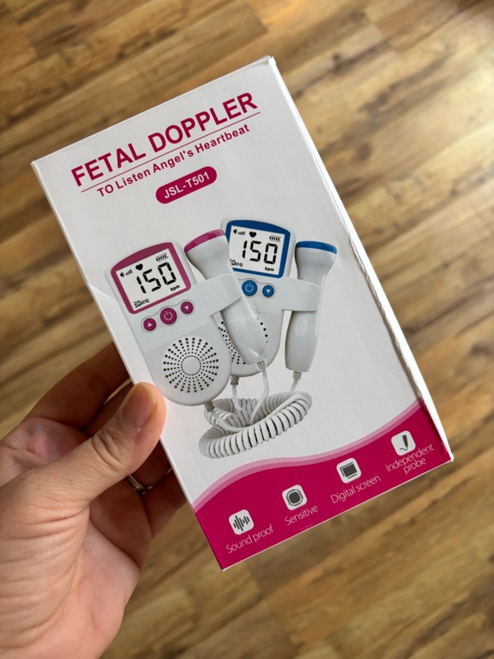 Amazon Fetal Doppler - Pink